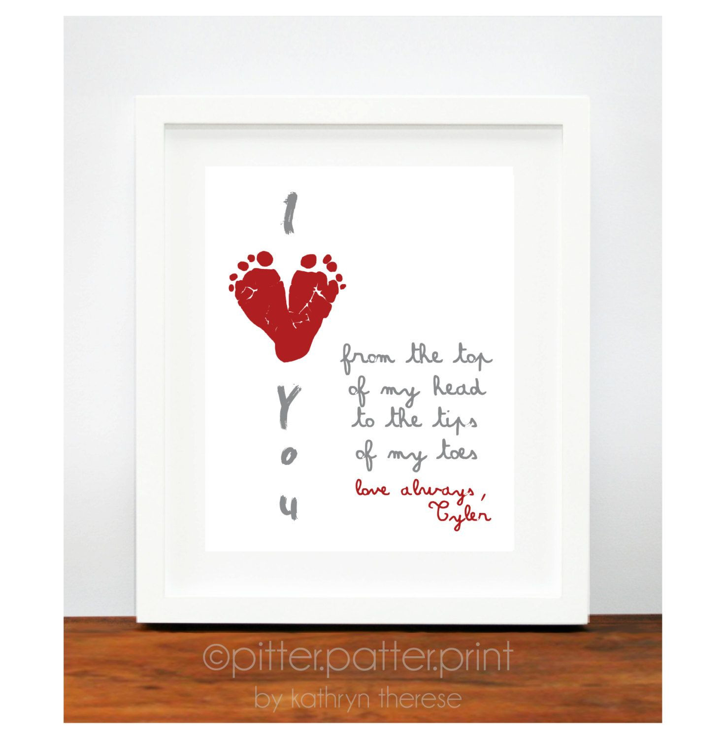 First Father'S Day Gift Ideas From Baby
 Valentines Day Gift for New Dad from Baby s First