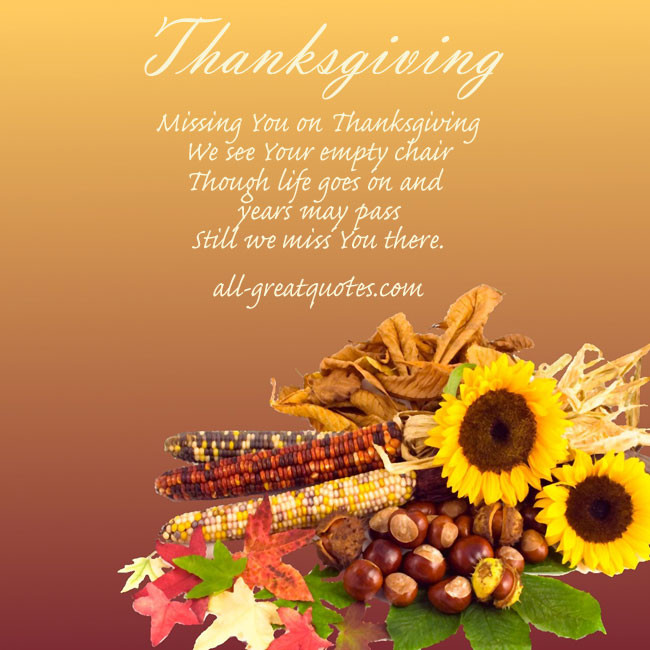 First Thanksgiving Quotes
 Missing You Quotes Thanksgiving QuotesGram