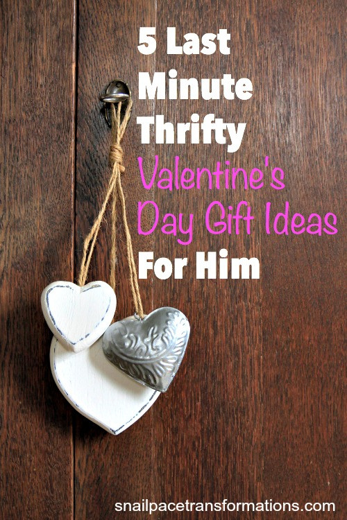 First Valentine'S Day Gift Ideas For Him
 5 Last Minute Thrifty Valentine s Day Gift Ideas For Him