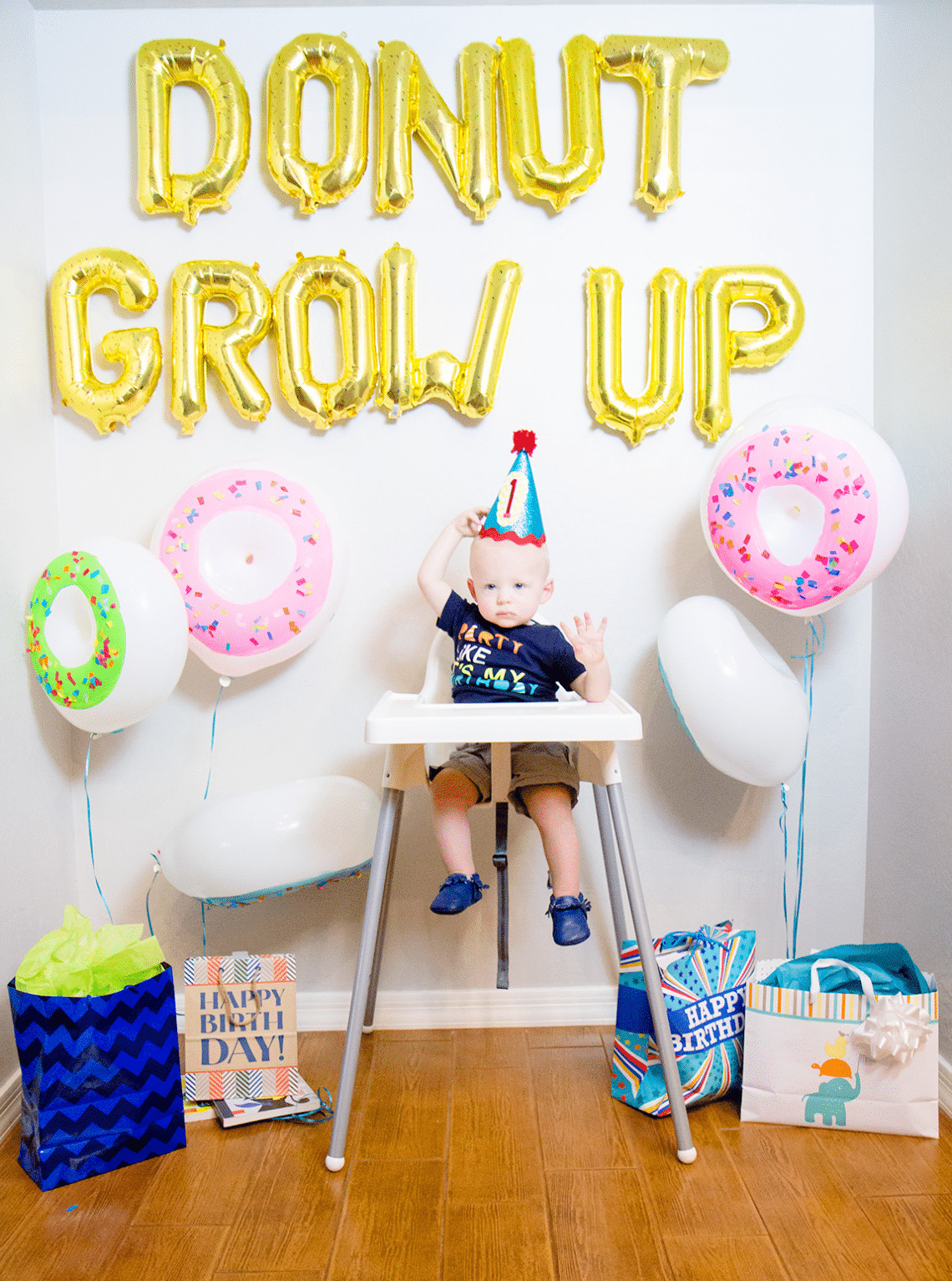 First Year Birthday Party
 Donut Grow Up 1st Birthday Party Friday We re in Love