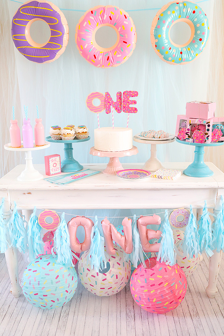 First Year Birthday Party
 Donut Themed First Birthday Party Idea