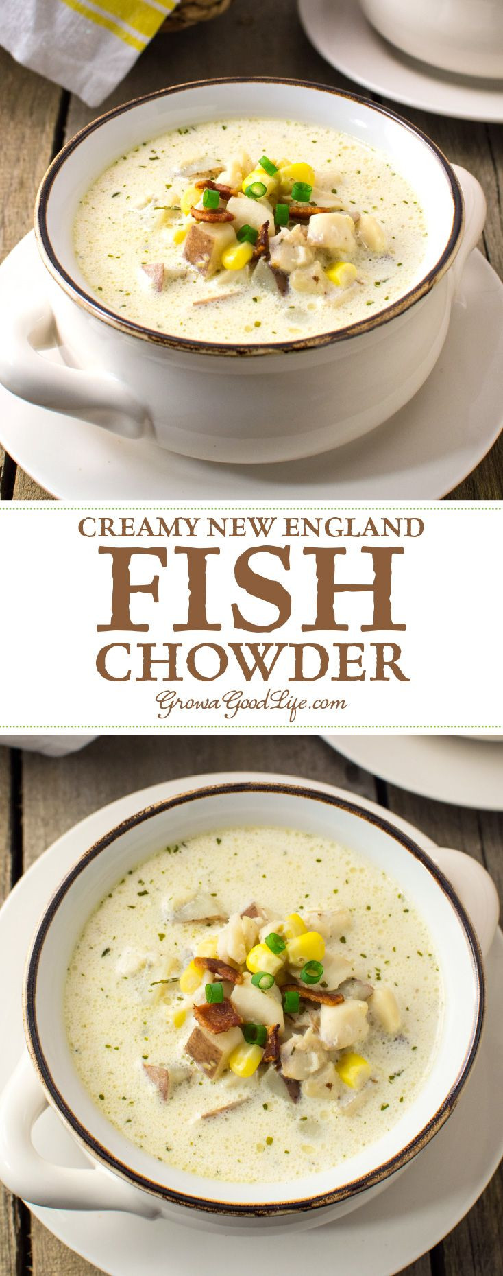 Fish Chowder Recipe With Bacon
 Creamy New England Fish Chowder Recipe