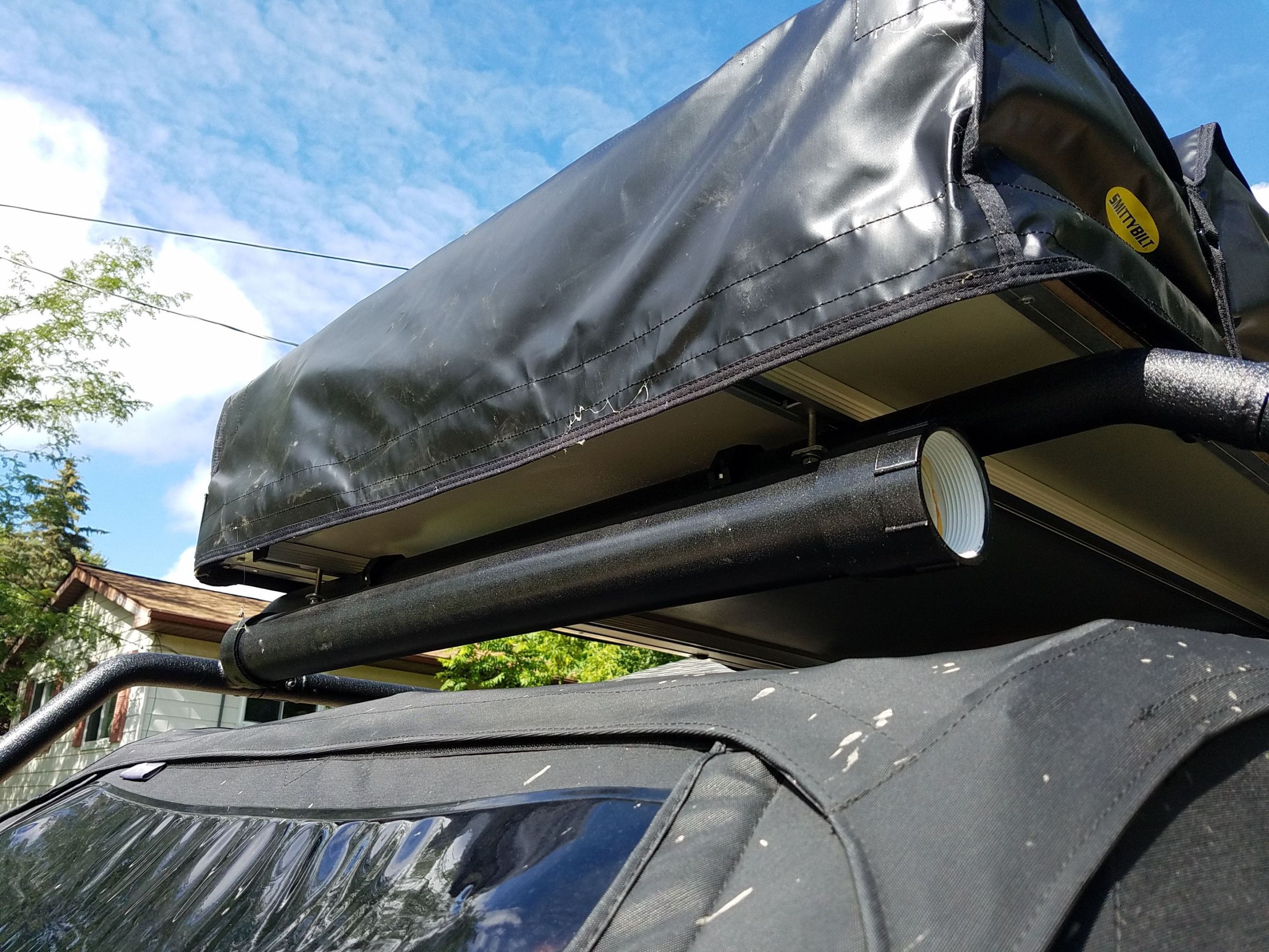 Fishing Rod Roof Rack DIY
 DIY Fishing Pole Storage on roof rack