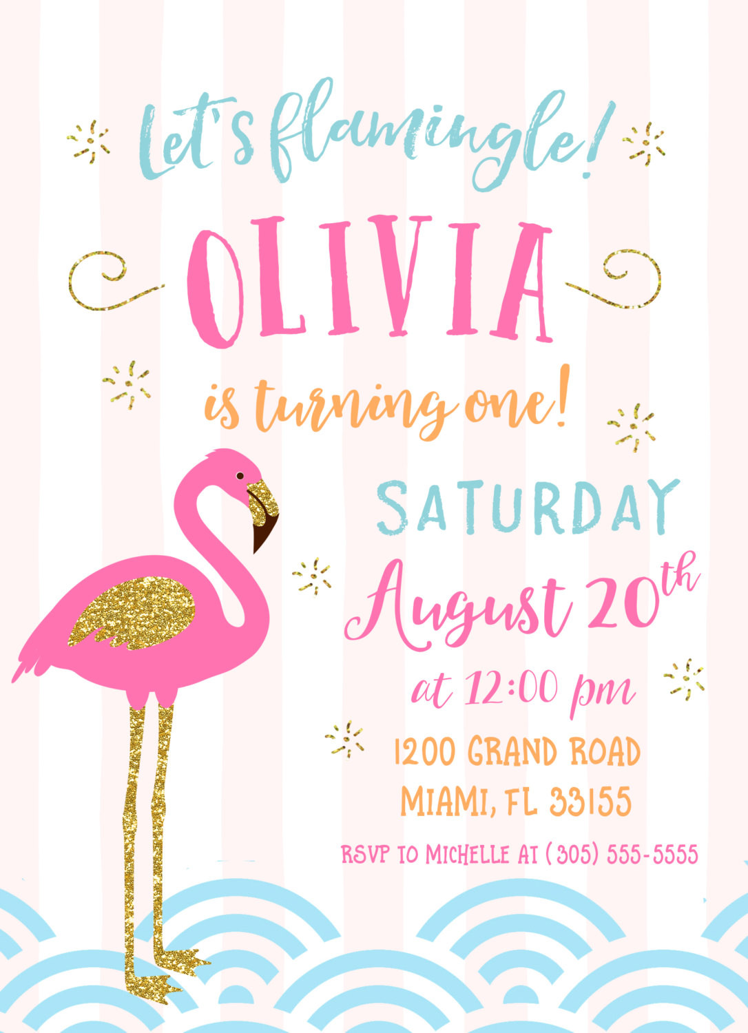 Flamingo Birthday Invitations
 Flamingo Invitation Let s Flamingle Invitation Flamingo