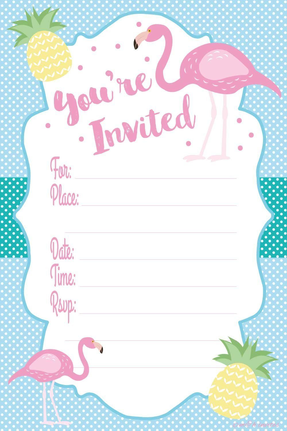 Flamingo Birthday Invitations
 Flamingo Party Supplies on Amazon