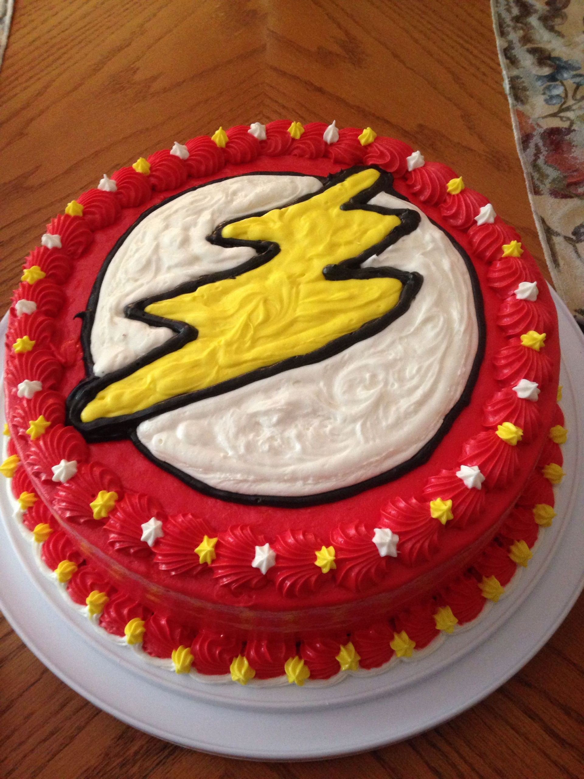 Flash Birthday Cake
 Flash cake