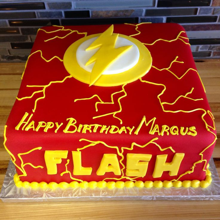 Flash Birthday Cake
 The Flash Cake Ideas Flash Themed Cakes