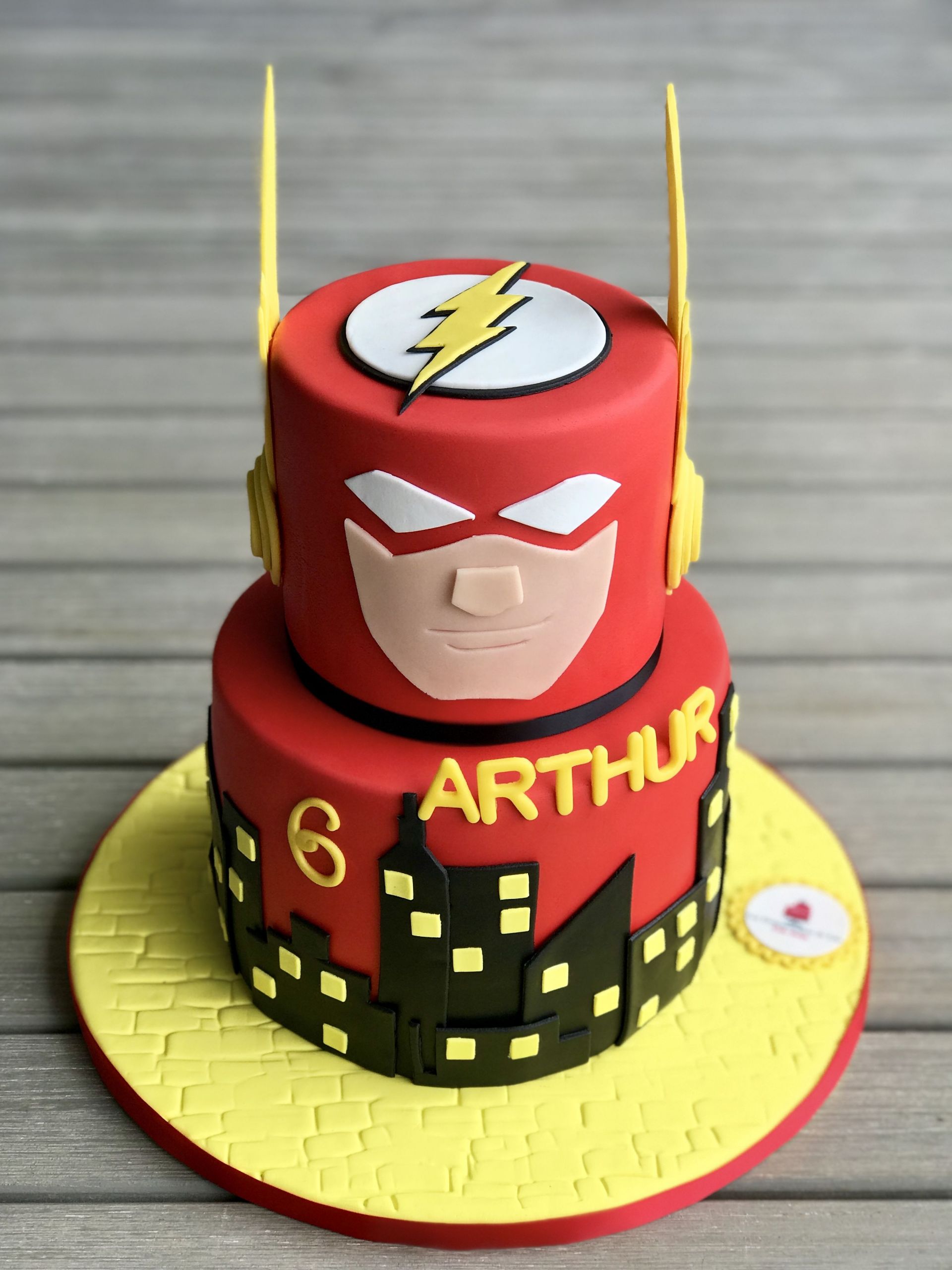 Flash Birthday Cake
 Marvel flash cake