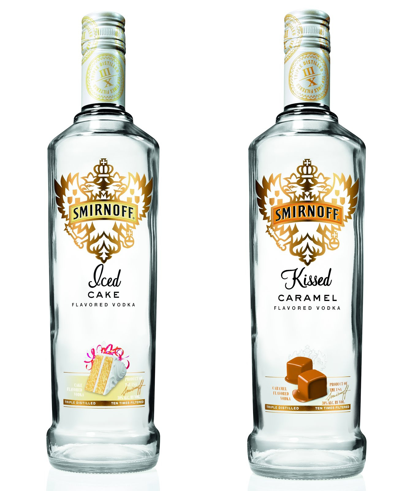 Flavored Vodka Drinks
 Decadent Holiday Cocktails w Smirnoff Iced Cake & Kissed
