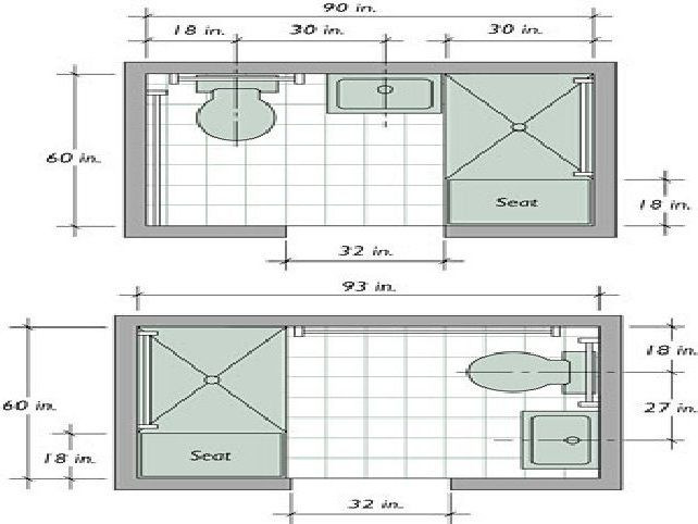 Floor Plan For Small Bathroom
 Small Bathroom Dimensions