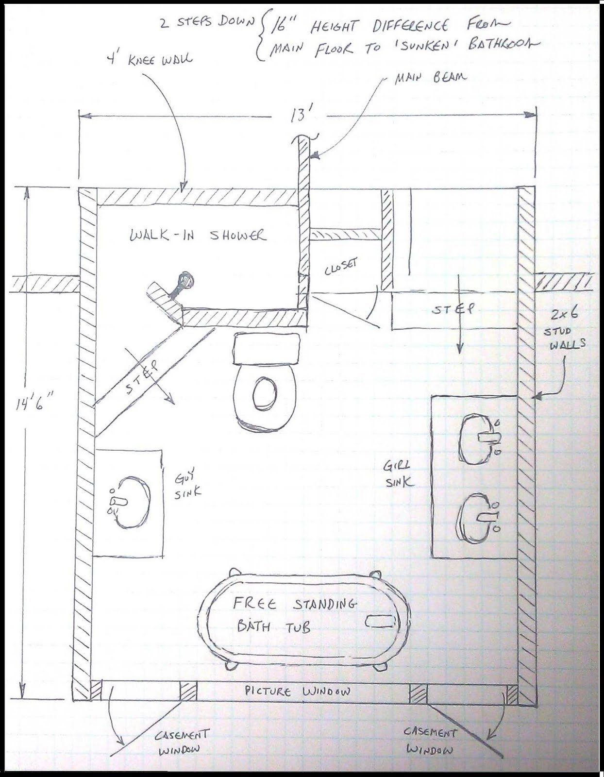 Floor Plan For Small Bathroom
 Bathroom Design Layout With images