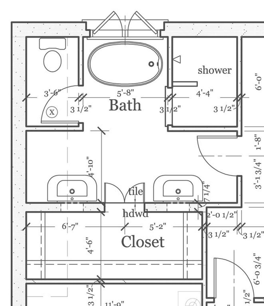 Floor Plan For Small Bathroom
 Modern Walk In Shower Design