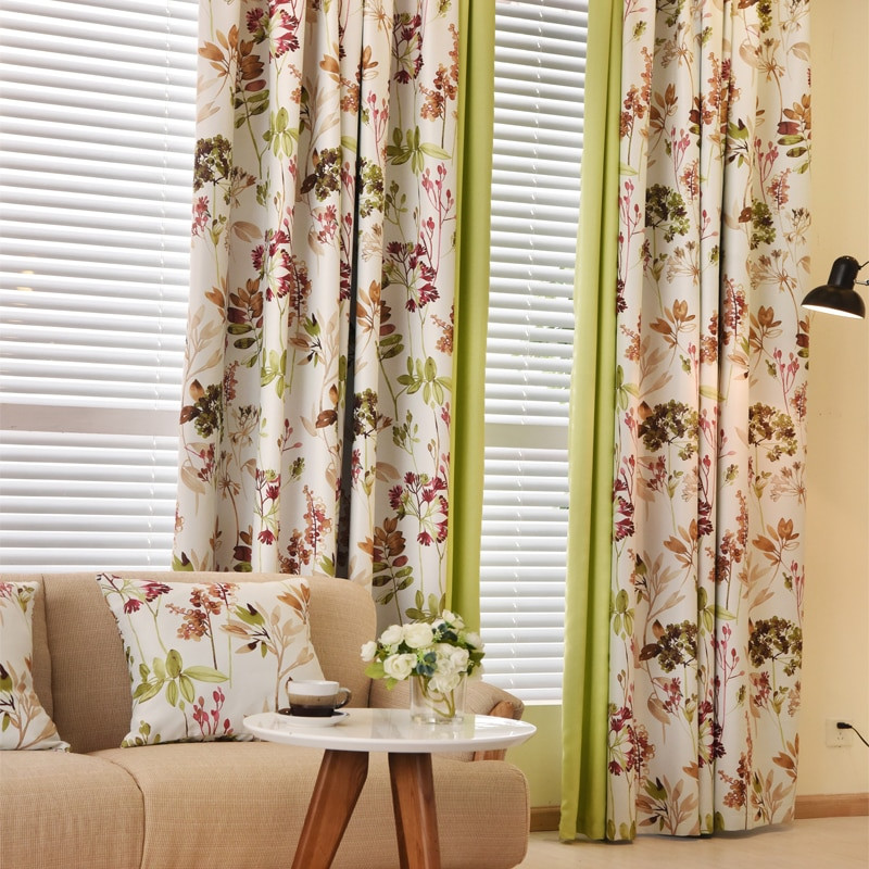 Floral Curtains For Living Room
 floral curtains modern country curtains blackout curtains