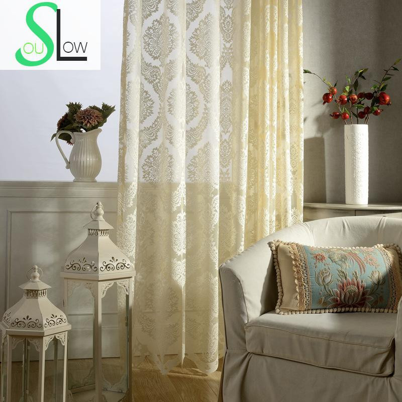Floral Curtains For Living Room
 Aliexpress Buy Slow Soul Yellow Vienna Modern