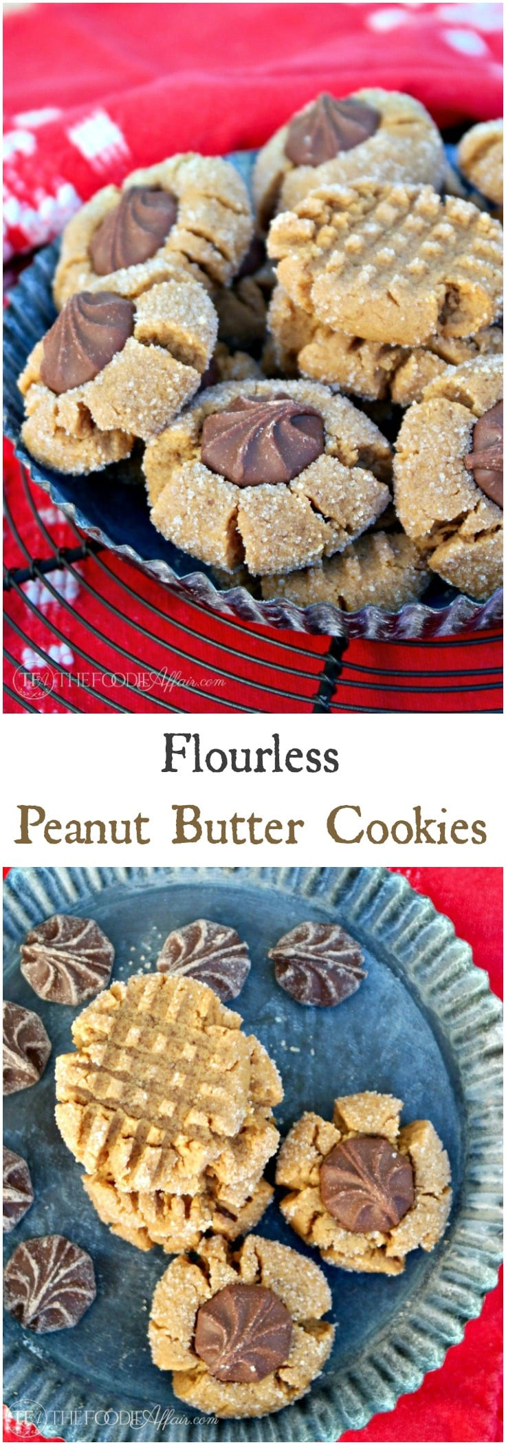 Flourless Peanut Butter Cookies
 Flourless Peanut Butter Cookies
