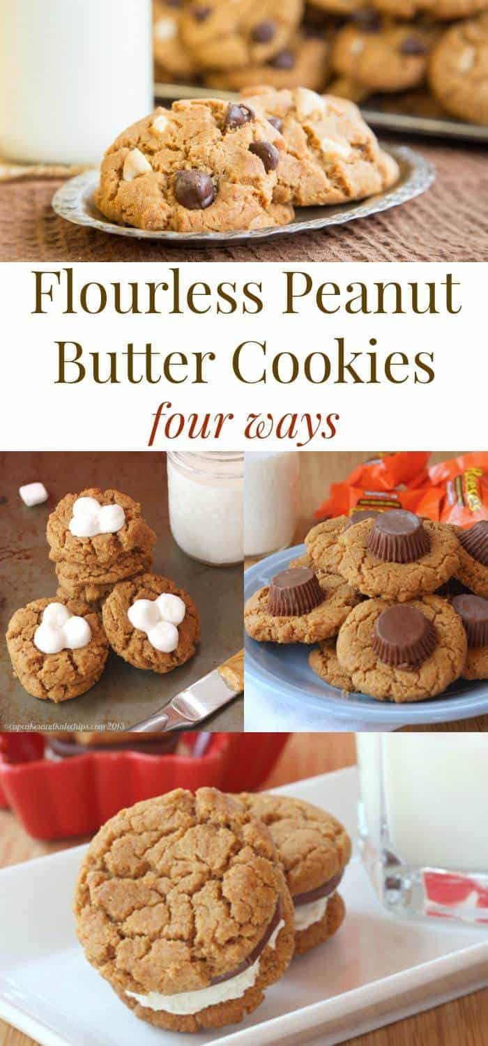 Flourless Peanut Butter Cookies
 Flourless Peanut Butter Cookies Four Ways Cupcakes