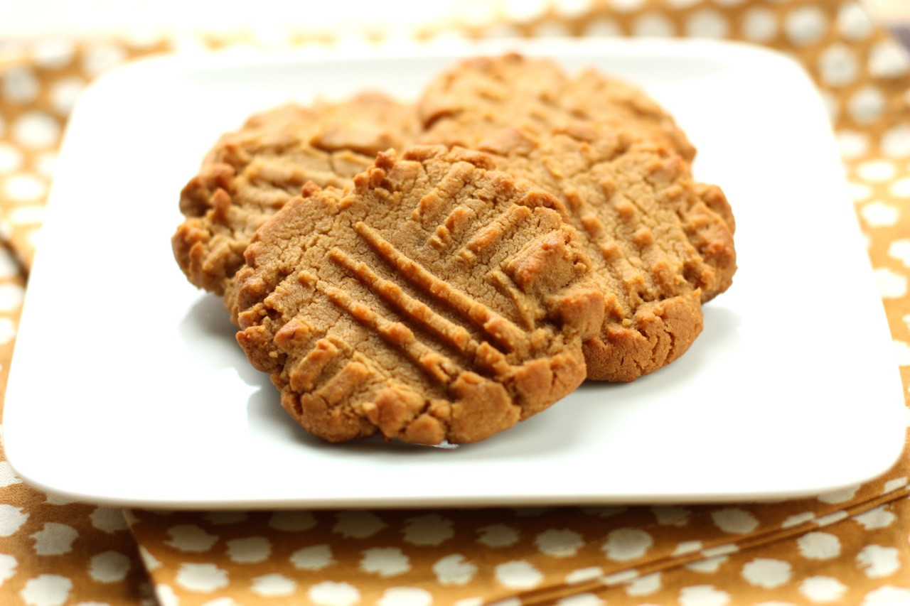 Flourless Peanut Butter Cookies
 flourless peanut butter and jelly thumbprint cookies