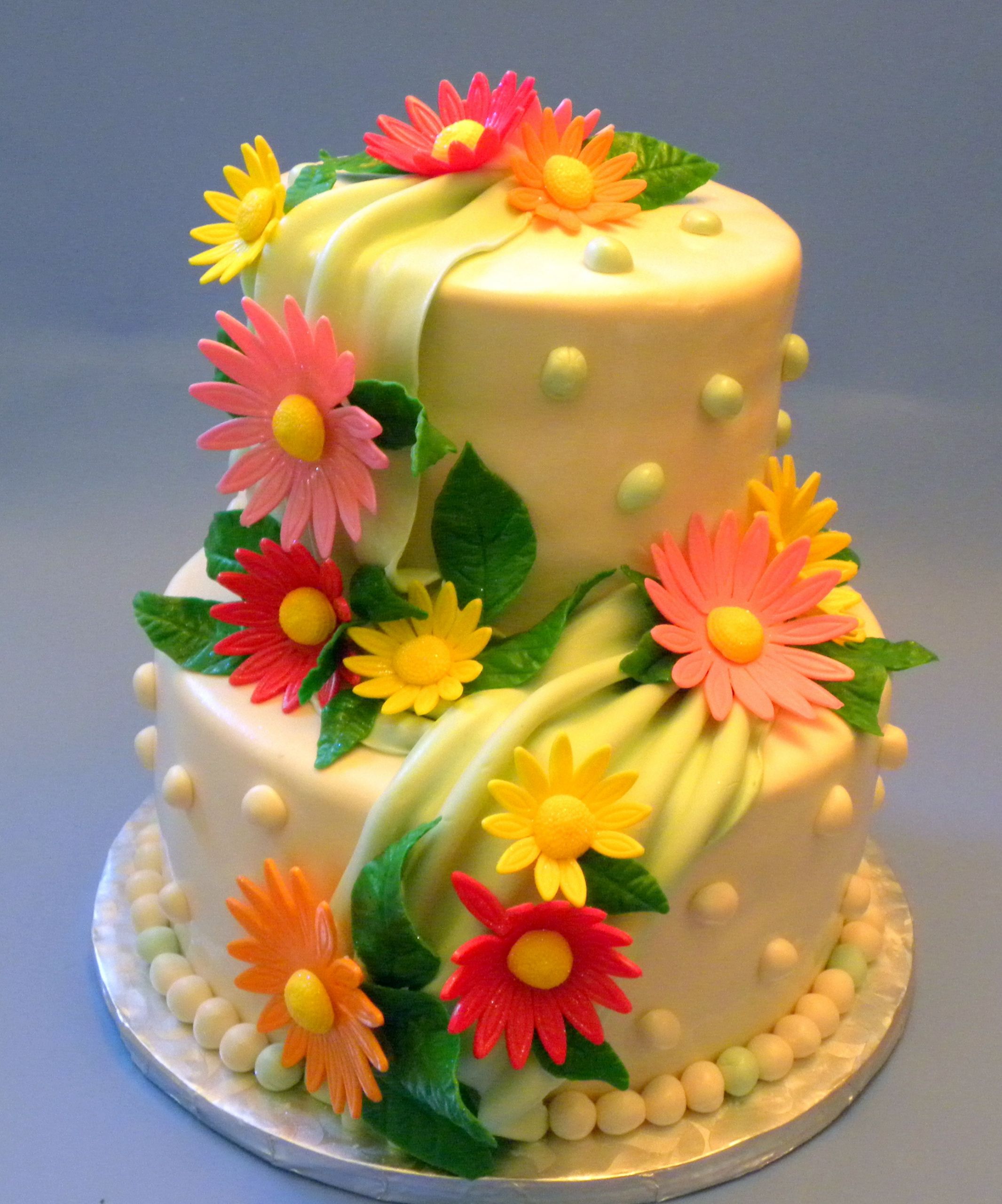 Flower Birthday Cakes
 Flower Cakes – Decoration Ideas