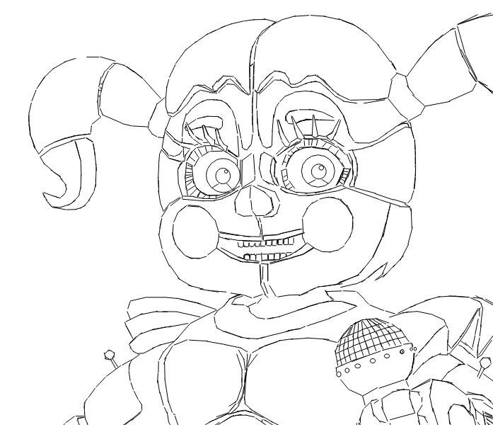 Fnaf Baby Coloring Pages
 Have Fun With FNAF Coloring Pages