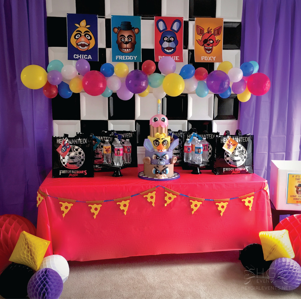 Fnaf Birthday Party Ideas
 Five Nights At Freddy s Birthday Party Ideas