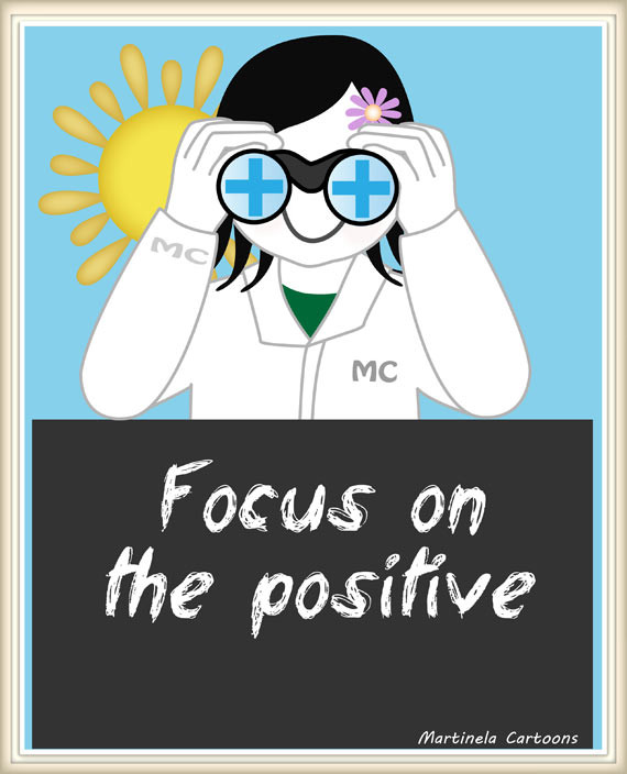 Focusing On The Positive Quotes
 Cartoons Art Inspirational Quotes QuotesGram
