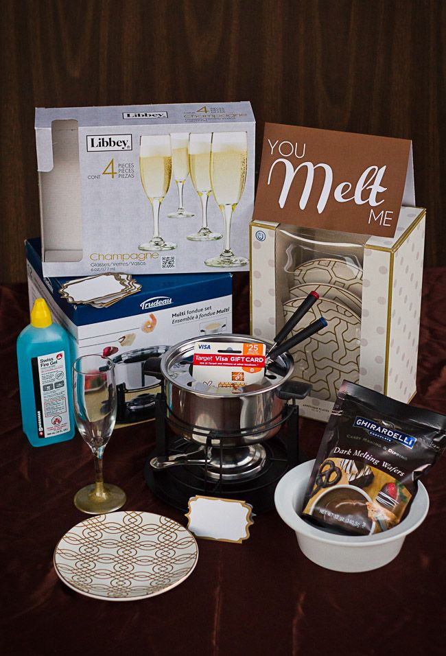 Fondue Gift Basket Ideas
 17 Best images about Gift Baskets Silent Auction on