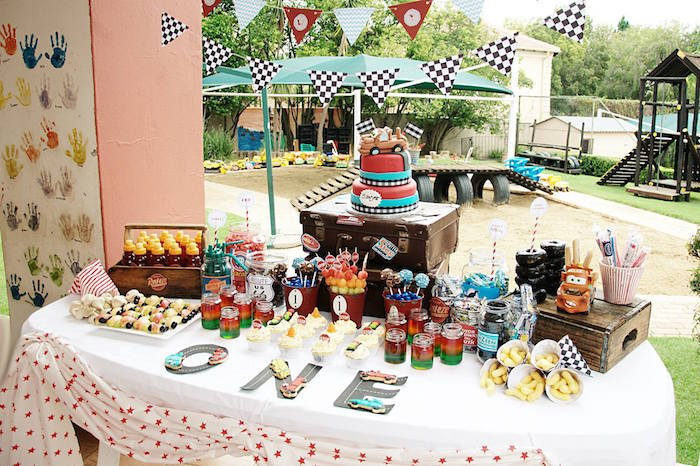 Food Ideas For 1st Birthday Party
 Kara s Party Ideas Car Themed 1st Birthday Party via Kara