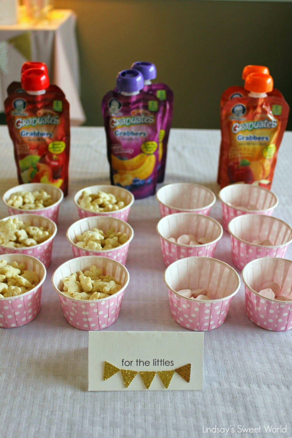 Food Ideas For 1st Birthday Party
 Lindsay s Sweet World Olivia Cate s Pink & Gold First
