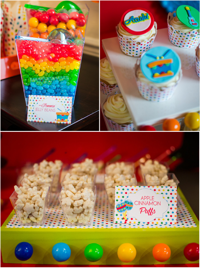 Food Ideas For 1st Birthday Party
 Baby Jam Music Inspired 1st Birthday Party Party Ideas