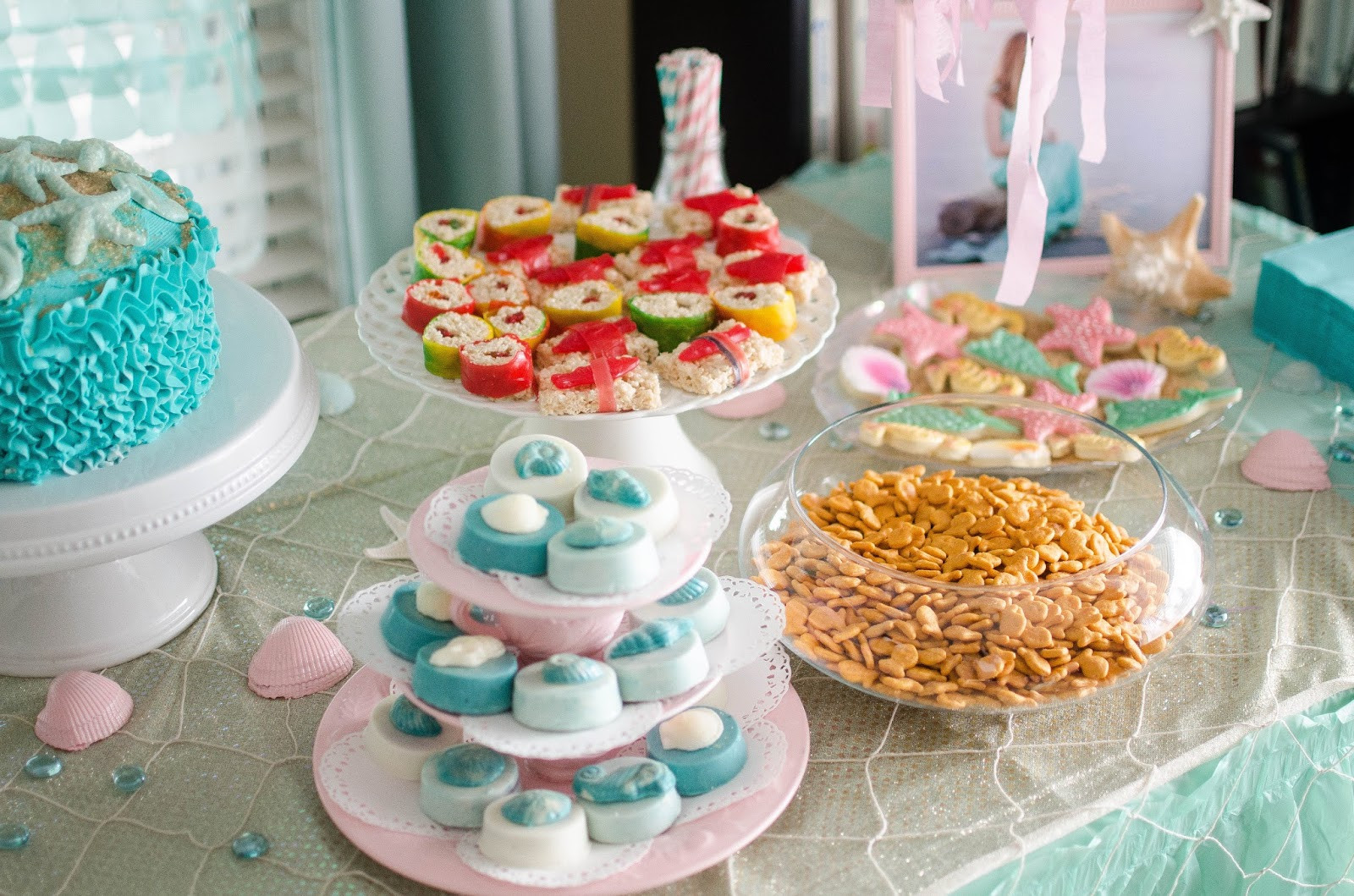 Food Ideas For Mermaid Party
 Fawn Mermaid Party