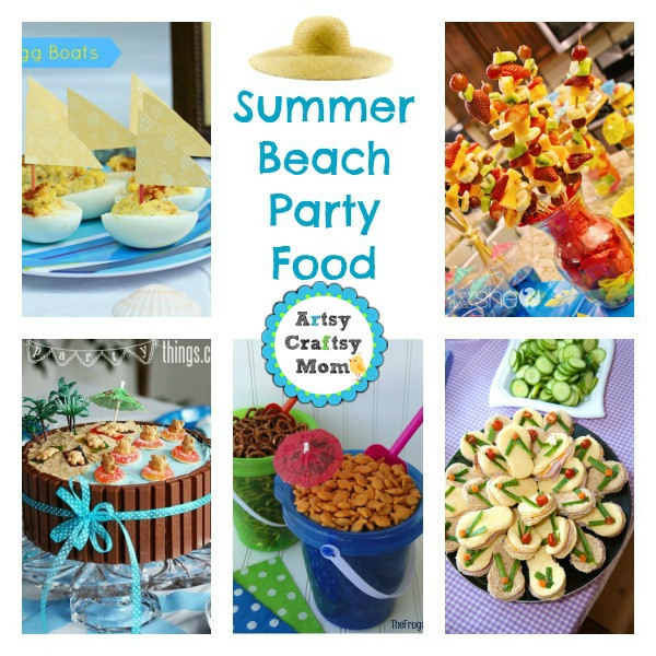 Food Label Ideas For Beach Party
 25 Summer Beach Party Ideas
