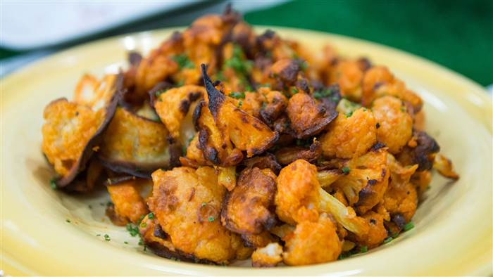 Food Network Super Bowl Recipes
 Buffalo Cauliflower Bites with Blue Cheese Dip TODAY