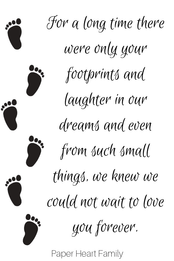 Footprint Quotes For Baby
 Baby Footprint Quotes And Art For Beautiful And Unique