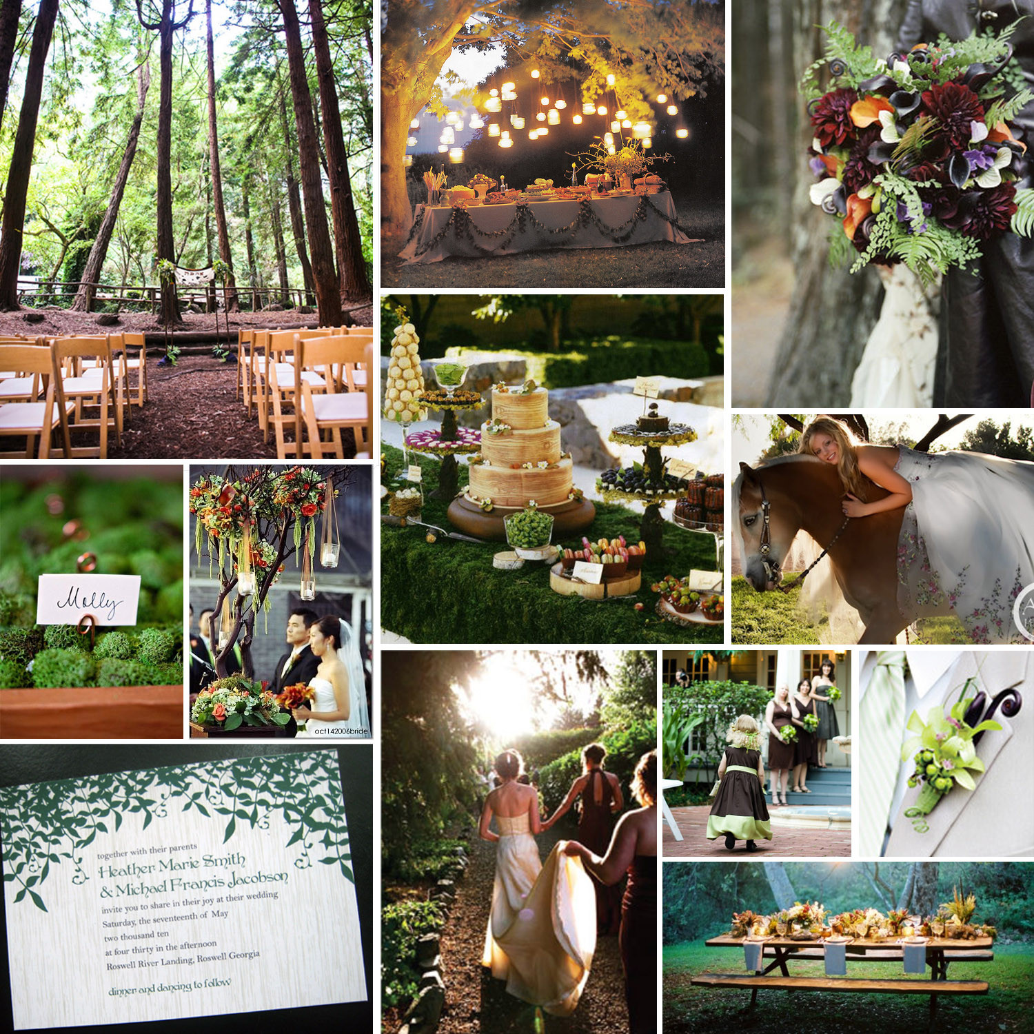 Forest Themed Wedding
 White Rose Weddings Celebrations & Events Enchanted