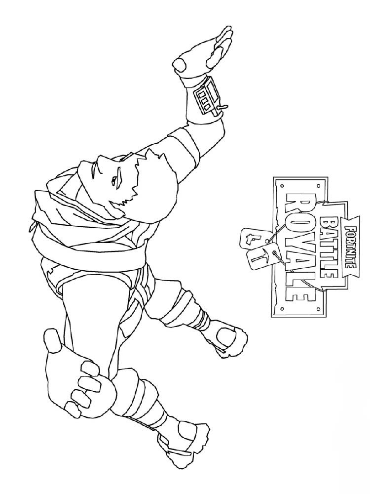 Fortnite Coloring Pages For Kids
 Free printable Fortnite coloring pages for Kids
