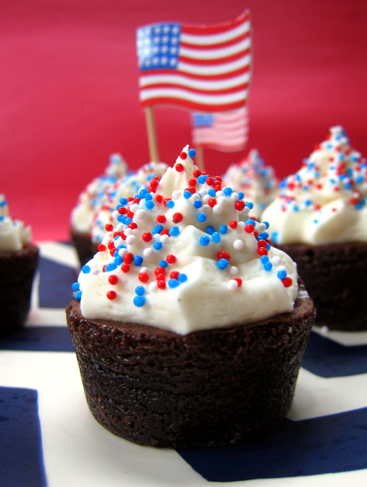 Fourth Of July Brownies
 Patriotic Brownie Bites