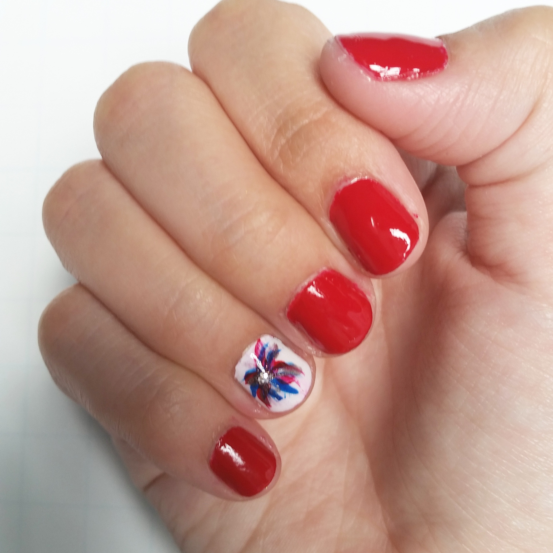 Fourth Of July Nail Art
 Easy 4th of July Nail Art Sorority Fashion