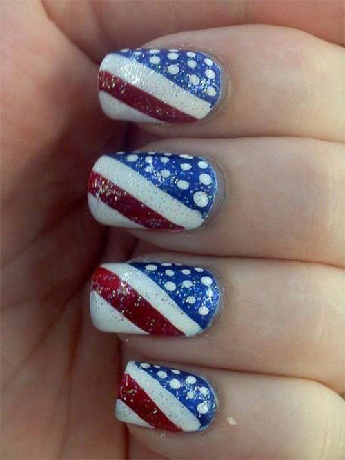 Fourth Of July Nail Art
 Ballard Street ic Strip July 04 2015 on Go ics