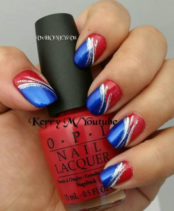 Fourth Of July Nail Art
 50 Adorable Fourth July Nail Art Ideas