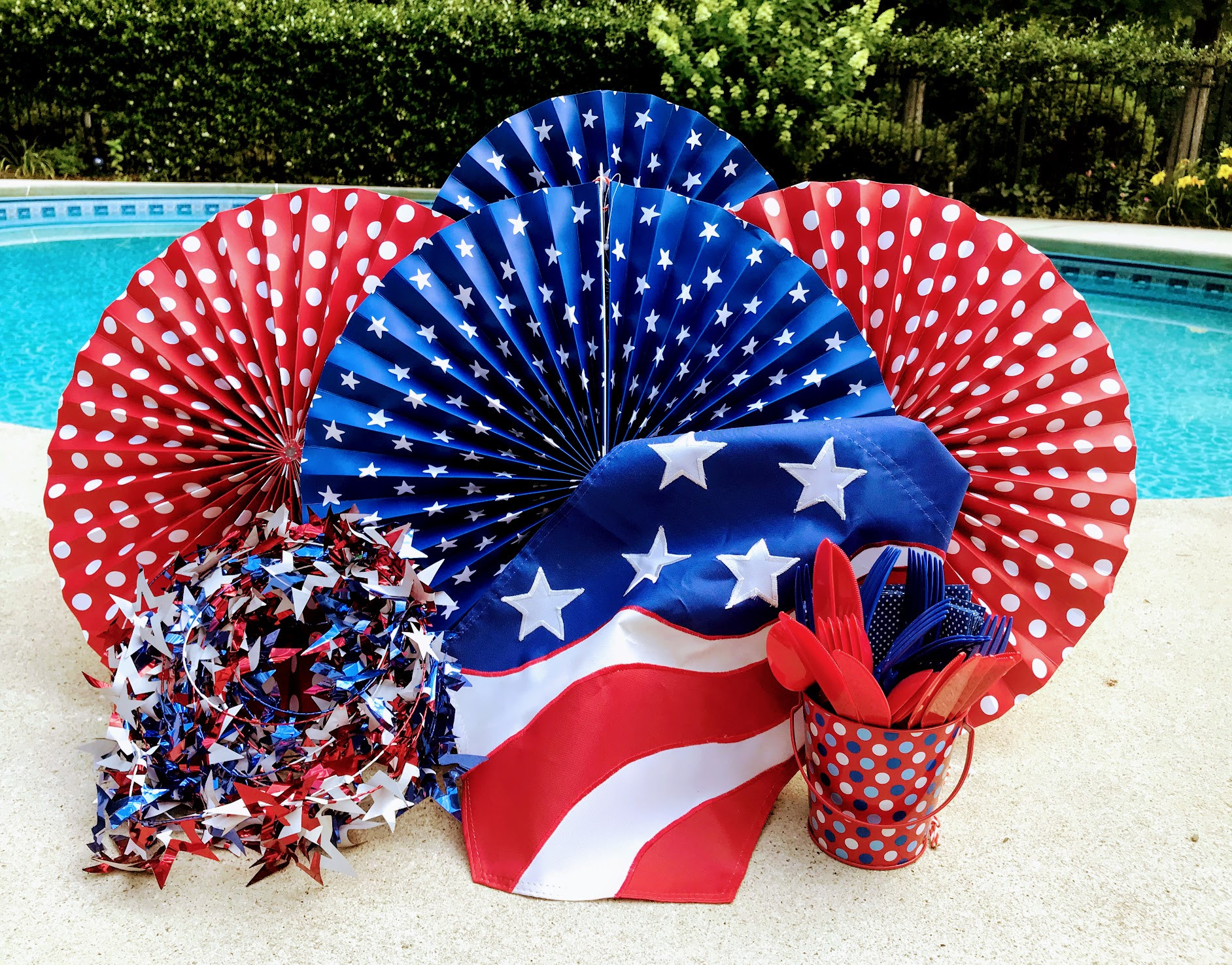 Fourth Of July Pool Party
 4th of July Pool Party and Party Supplies
