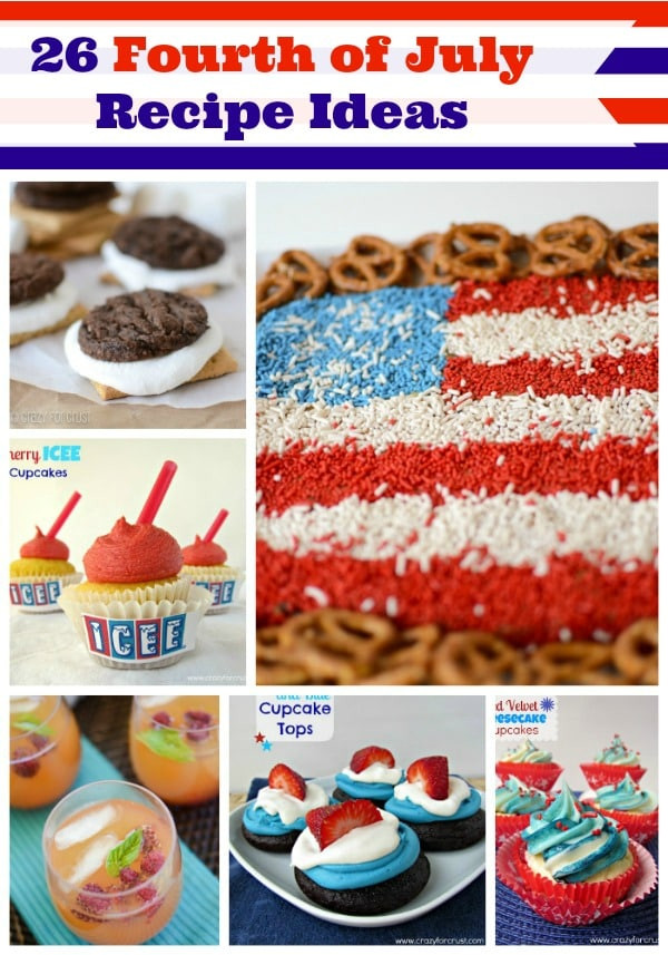 Fourth Of July Recipe Ideas
 26 Fourth of July Recipe Ideas Crazy for Crust