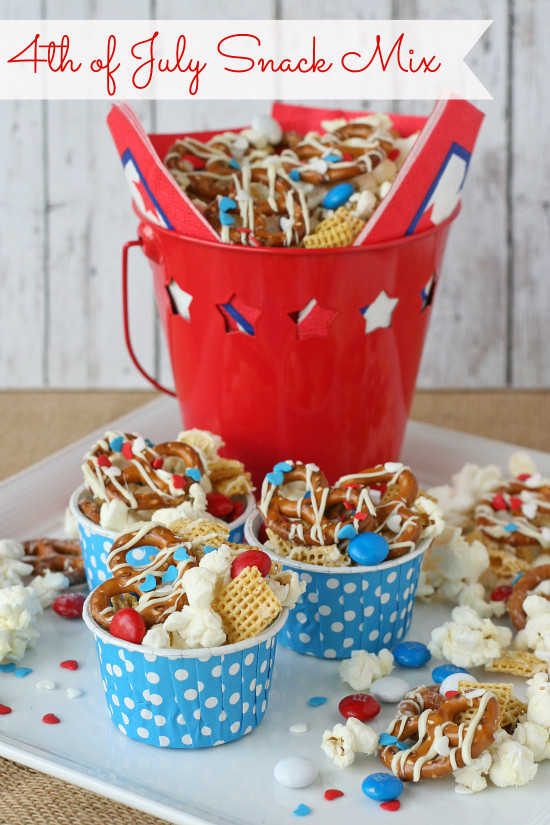 Fourth Of July Snacks And Desserts
 4th of July Snack Mix Glorious Treats