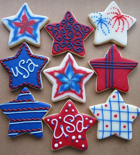 Fourth Of July Sugar Cookies
 4th of July