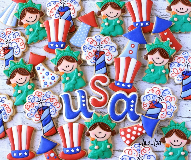Fourth Of July Sugar Cookies
 How To Make Decorated Firecracker Sugar Cookies for the