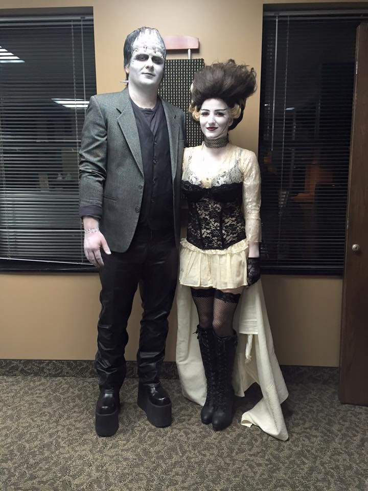 Frankenstein Costume DIY
 Frankenstein and Bride of Frankenstein DIY Halloween