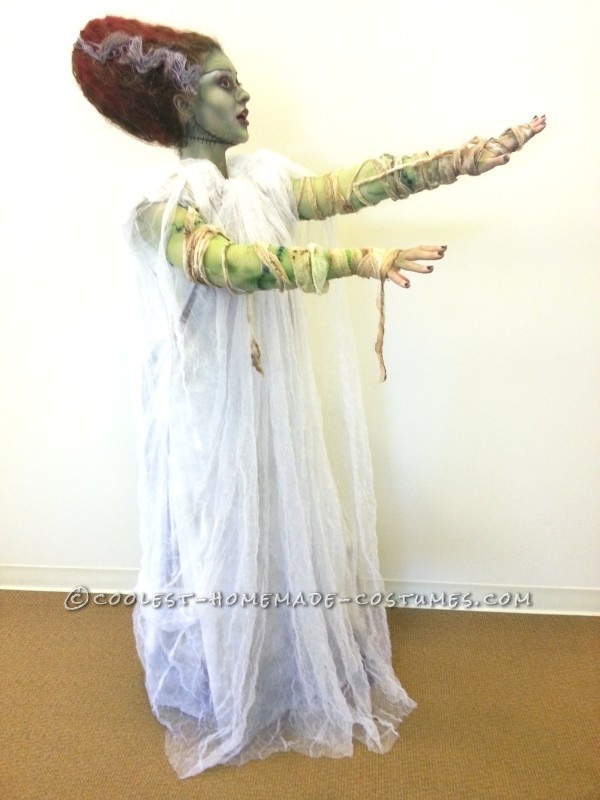 Frankenstein Costume DIY
 Coolest Technicolor Bride of Frankenstein Costume