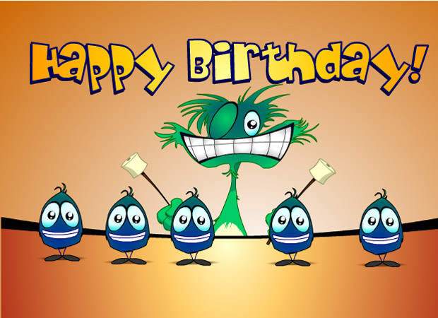 Free Animated Birthday Cards
 eCards Monster Birthday