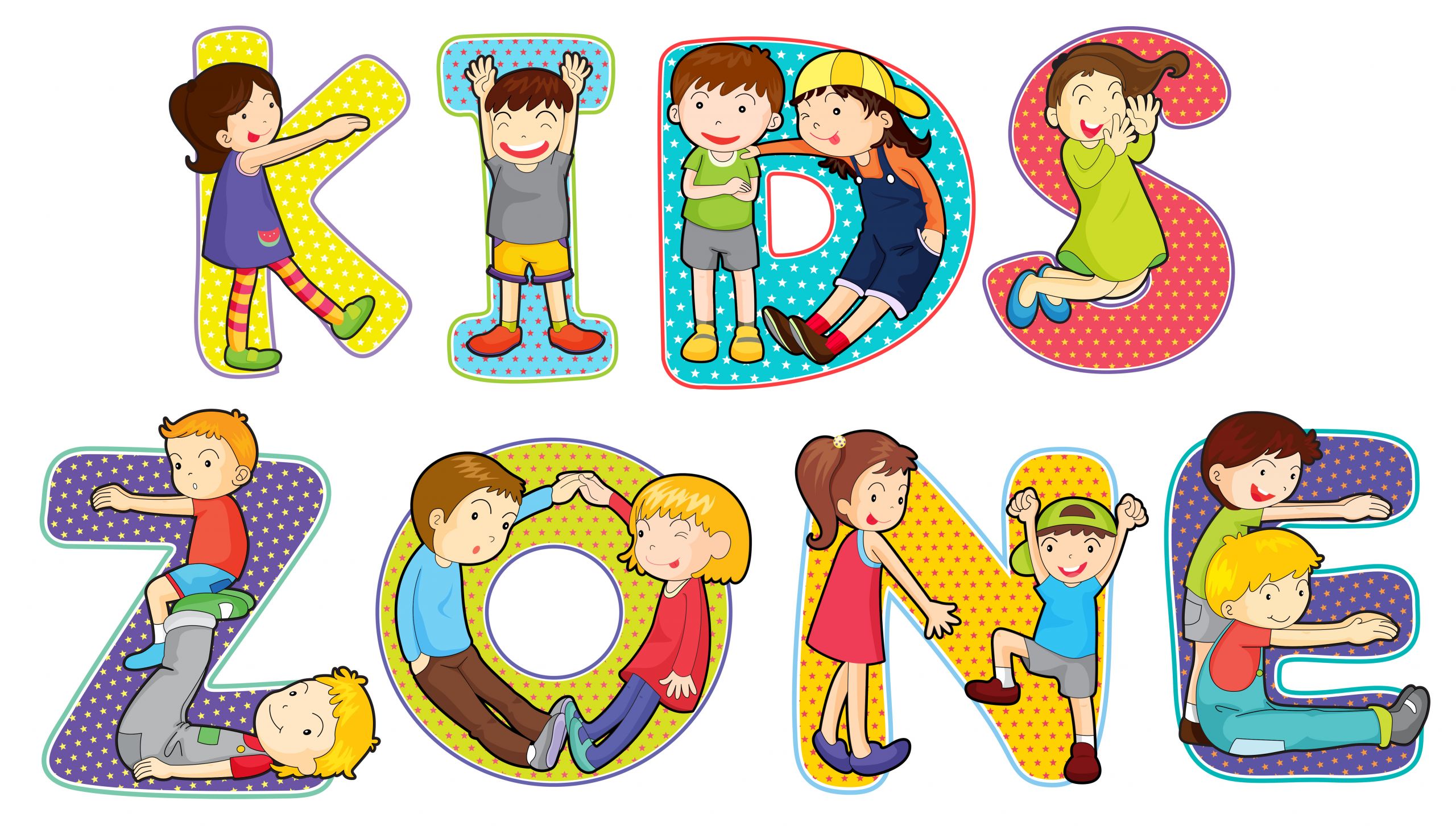 Free Art For Kids
 Children on kids zone symbol Download Free Vectors