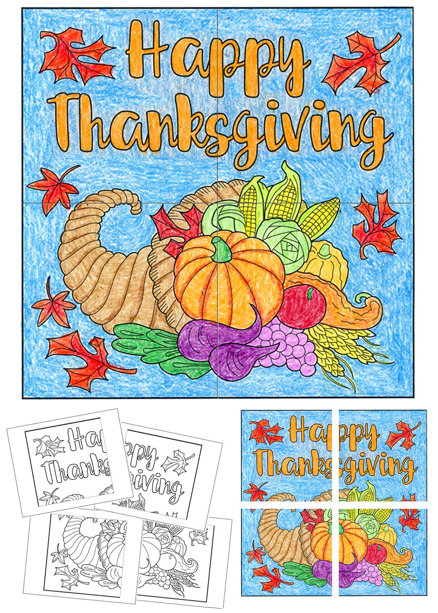 Free Art For Kids
 Free Thanksgiving Mural · Art Projects for Kids
