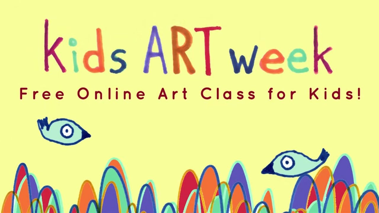 Free Art For Kids
 FREE Kids Art Week line Class